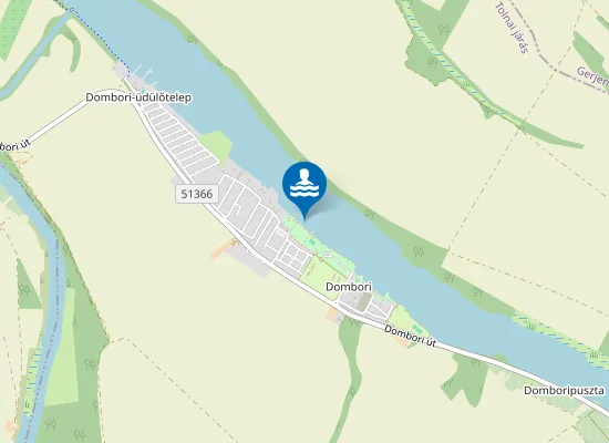 Map of FADDI HOLT-DUNA DOMBORI UDULOTELEP II. STRAND