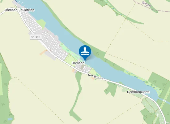 Map of FADDI HOLT-DUNA DOMBORI UDULOTELEP I. STRAND