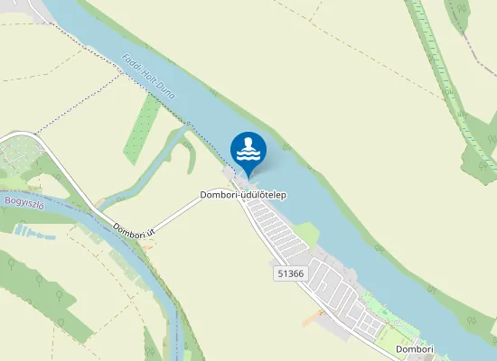 Map of FADD-DOMBORI FADDI HOLT-DUNA DONAUTICA HOTEL