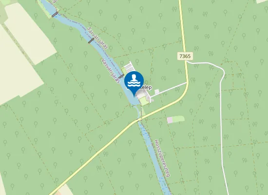 Map of HOSSZUPERESZTEG SZAJKI-TO 6. SZ. TOFURDO