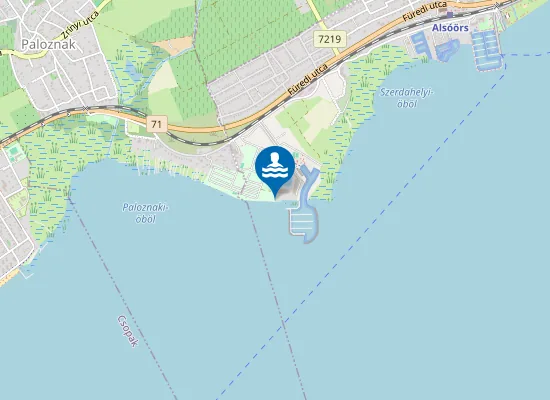 Map of Balaton Alsoors Pelso Kemping -Volt Europa Kemping-