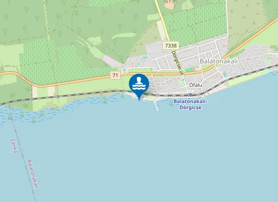 Map of Balaton Balatonakali Levendula Kemping