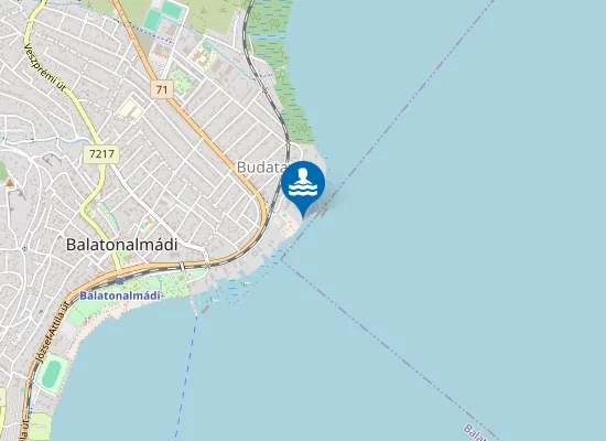 Map of Balaton Balatonalmadi Hotel Nereus