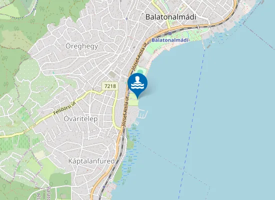 Map of Balaton Balatonalmadi Yacht Kemping