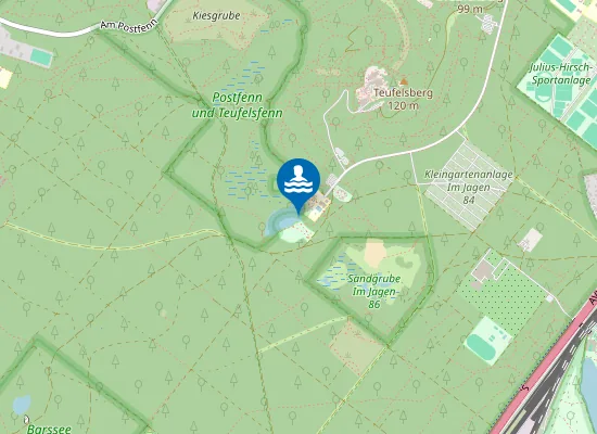 Map of TEUFELSSEE