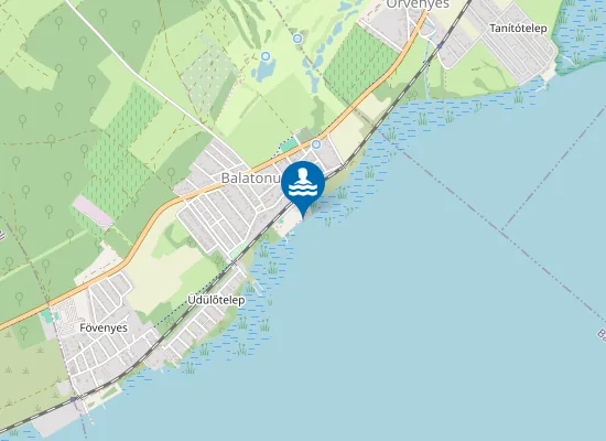 Map of BALATON BALATONUDVARI KOZSEGI STRAND
