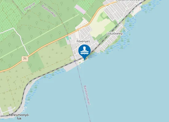 Map of BALATON BALATONUDVARI FOVENYESI STRAND