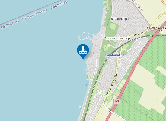 Map of BALATON BALATONVILAGOS VILAGOS HOTEL FURDOHELYE