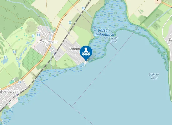 Map of BALATON ORVENYESI STRAND