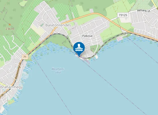 Map of BALATON KOVAGOORS-PALKOVE STRAND