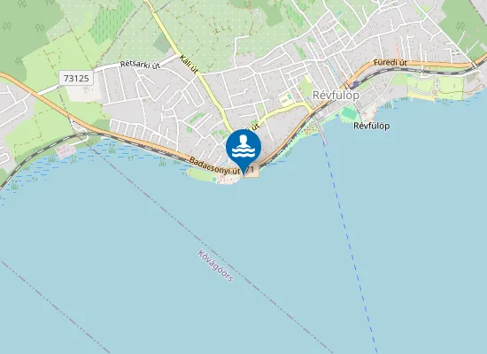 Map of BALATON REVFULOP CSASZTAI STRAND