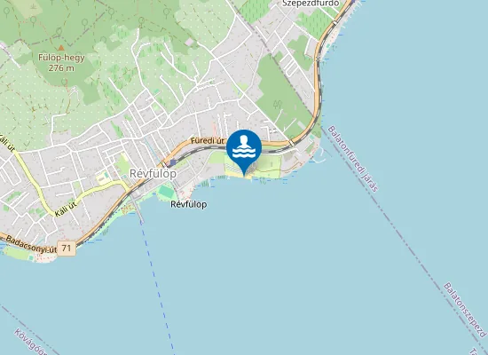 Map of BALATON REVFULOP NAPFENY KEMPING
