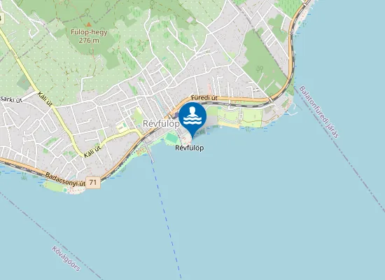 Map of BALATON REVFULOP SZIGETI STRAND