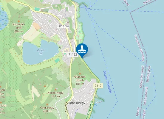 Map of BALATON TIHANY SOMOSI STRAND