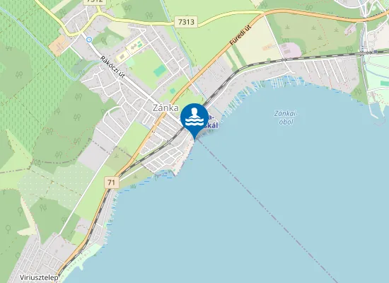 Map of BALATON ZANKA KOZSEGI STRAND