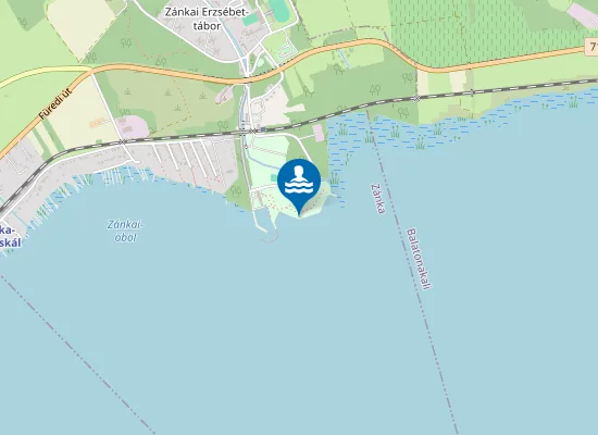 Map of BALATON ZANKAFURDO GYIC ERZSEBET STRAND