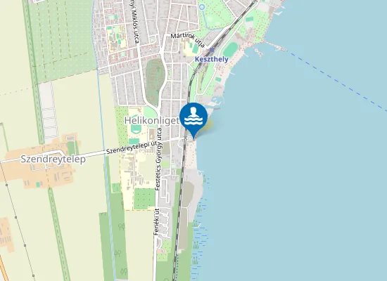 Map of BALATON KESZTHELY HELIKON STRAND