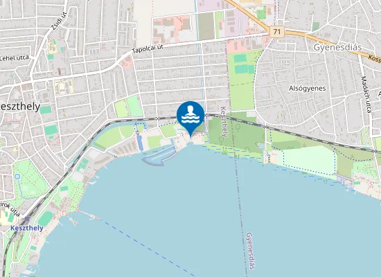 Map of BALATON KESZTHELY LIBAS STRAND
