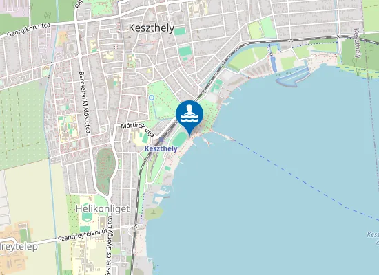 Map of BALATON KESZTHELY VAROSI STRAND