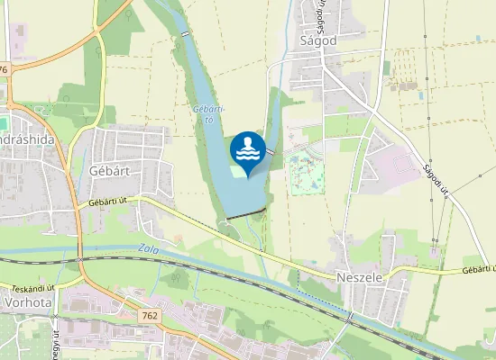 Map of Zalaegerszeg Gebarti Tostrand