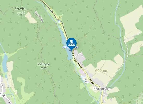 Map of KISTOLMACSI TAROZO KISTOLMACSI STRAND