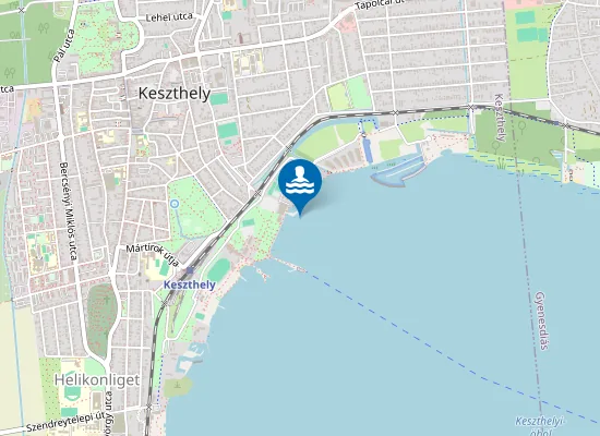Map of BALATON KESZTHELY HOTEL HELIKON