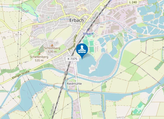 Map of ERBACH BADESEE