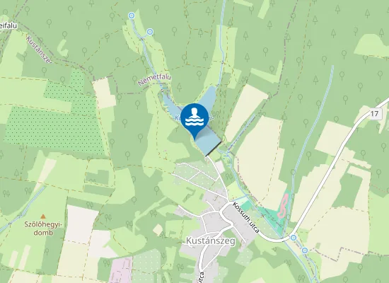 Map of KUSTANSZEGI TAROZO KIUSTANSZEGI STRAND