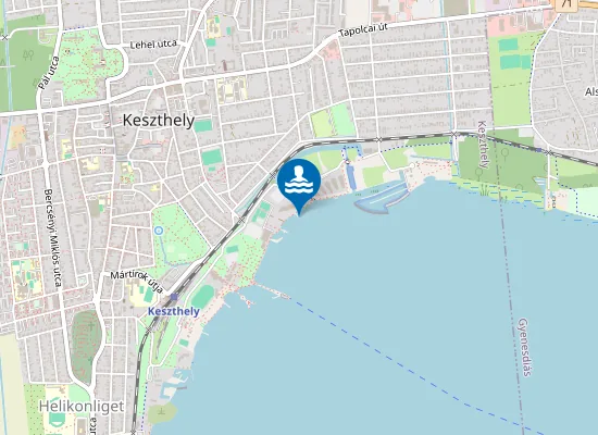 Map of BALATON KESZTHELY SIRIUS STRAND