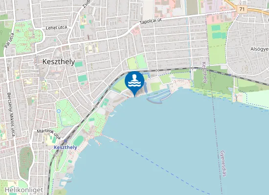 Map of BALATON KESZTHELY ROYAL HOMES EXCLUSIVE MAGANSTRAND