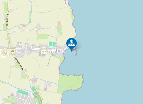 Map of Loughshinny Beach