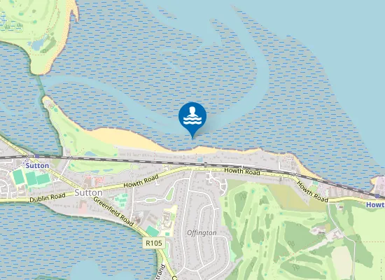 Map of SUTTON, BURROW BEACH