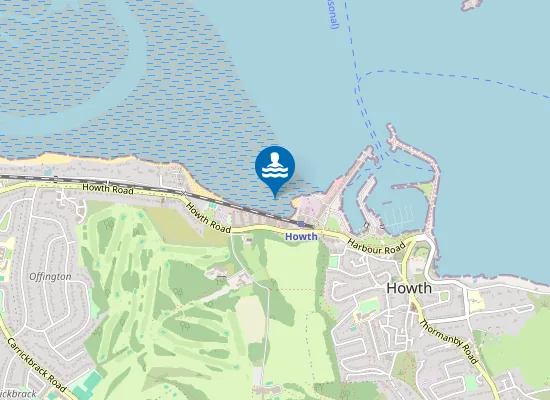 Map of Claremont Beach