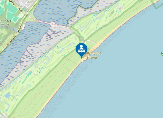 Map of Dollymount Strand