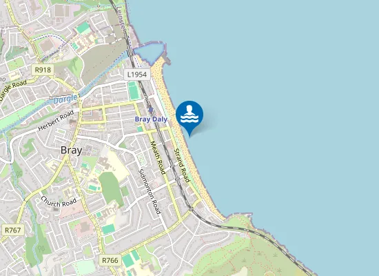 Map of Bray South Promenade