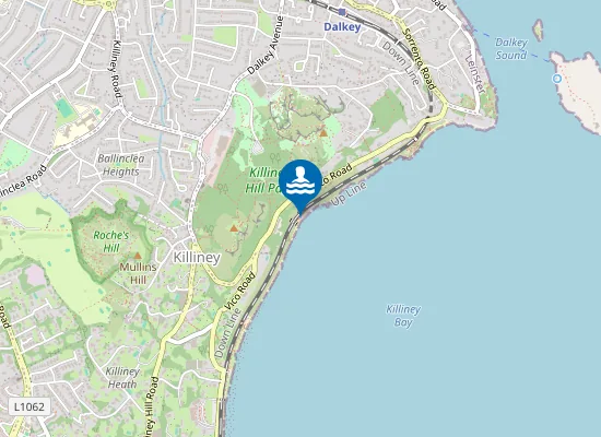 Map of WHITE ROCK BEACH