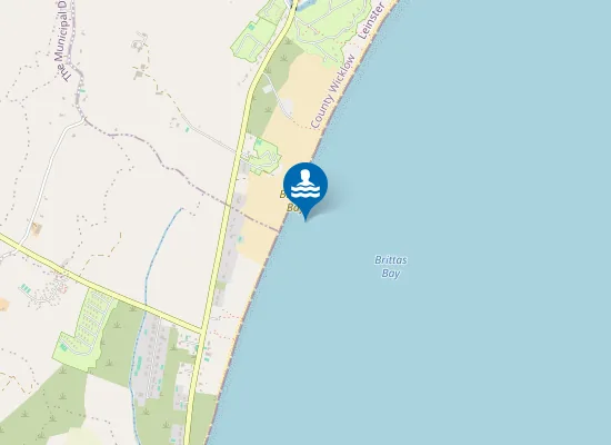 Map of Brittas Bay North