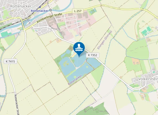 Map of ROTTENACKER BAGGERSEE HEPPENACKER