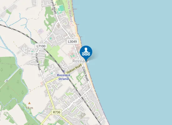 Map of ROSSLARE STRAND