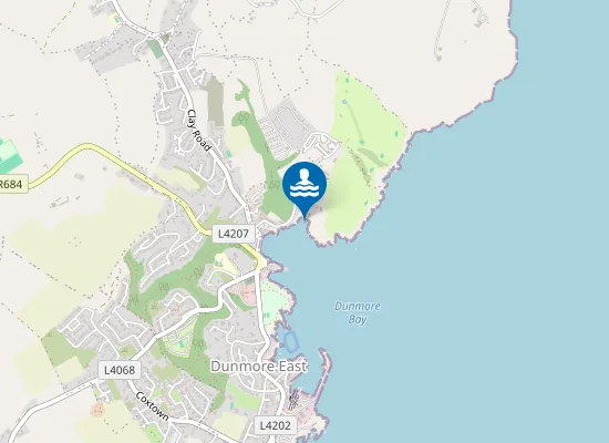 Map of COUNSELLORS' STRAND, DUNMORE EAST