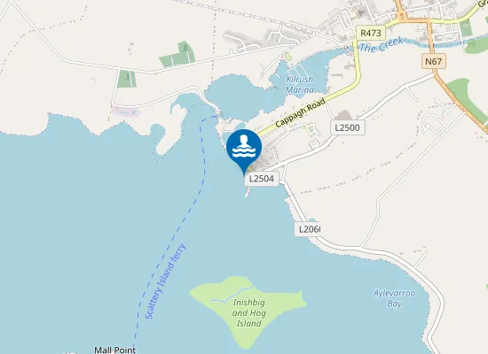 Map of Cappagh Pier, Kilrush