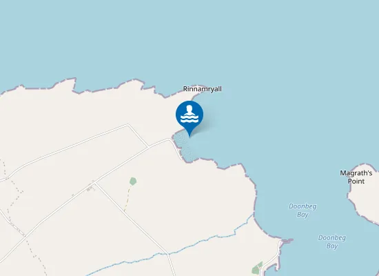 Map of WHITE STRAND, DOONBEG