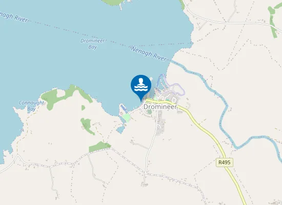 Map of DROMINEER BEACH