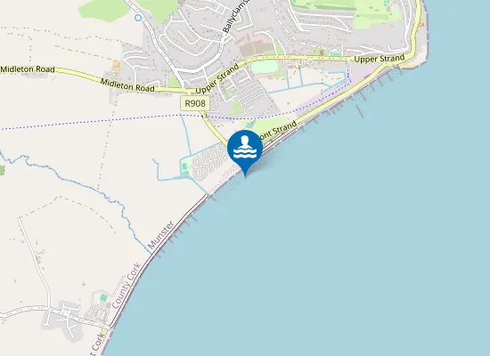 Map of YOUGHAL CLAYCASTLE