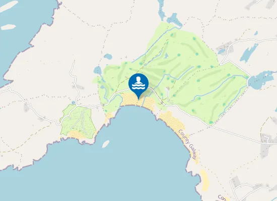 Map of Aillebrack/Silverhill Beach