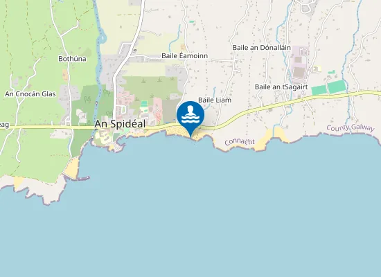 Map of TRÁ NA MBAN, AN SPIDÉAL