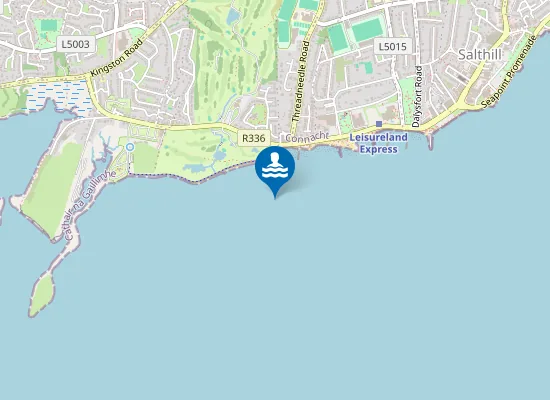 Map of SALTHILL BEACH