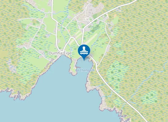 Map of DOOEGA BEACH, ACHILL ISLAND