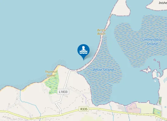 Map of Bertra Beach, Murrisk