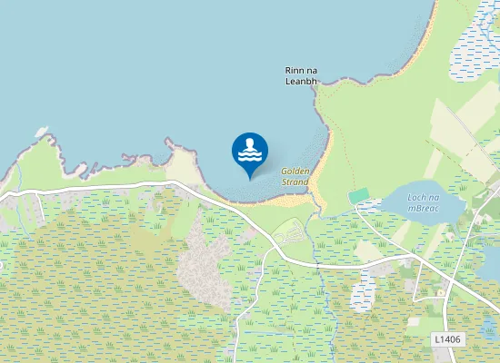 Map of Golden Strand, Achill Island